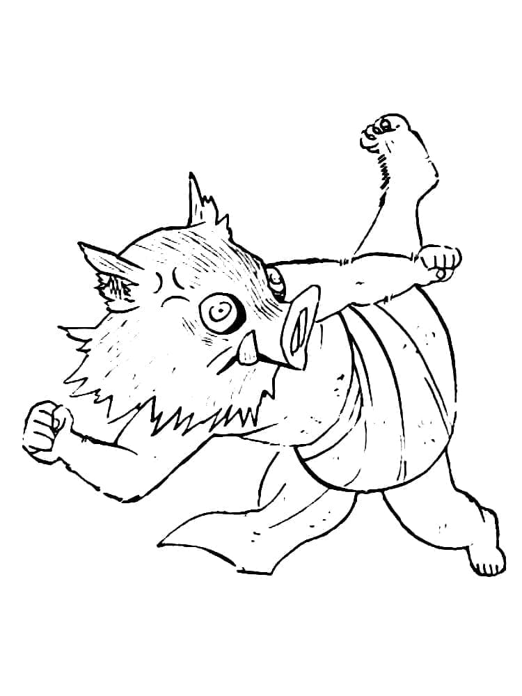 Inosuke yang menggemaskan