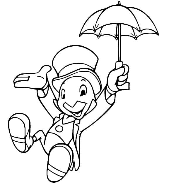 Jiminy Cricket dari Pinocchio