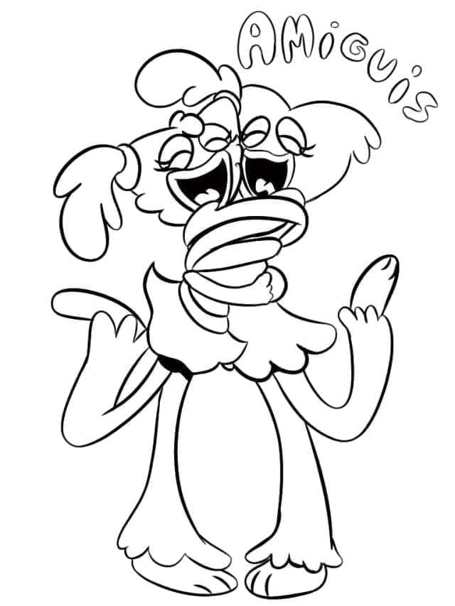 Kissy Missy pelukan Huggy Wuggy