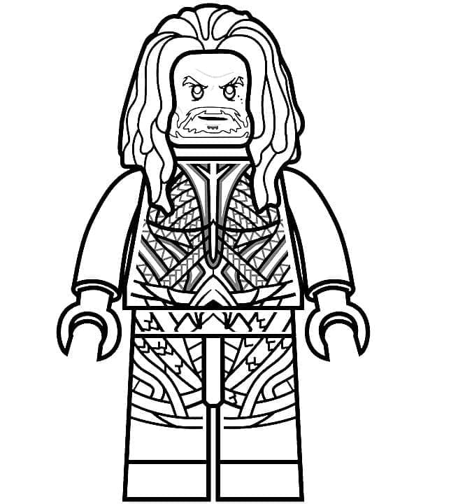 Lego Aquaman yang dapat dicetak
