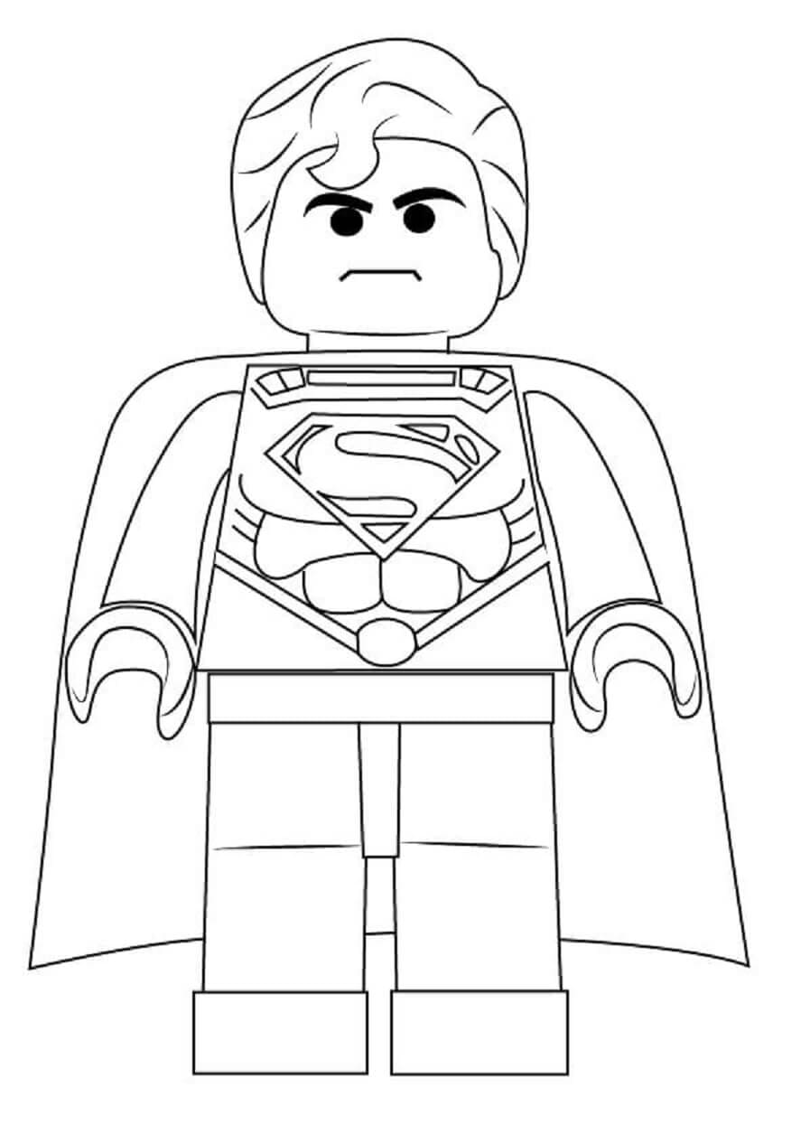 Lego Superman Berdiri