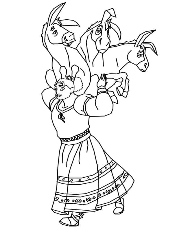 Luisa dengan Keledai