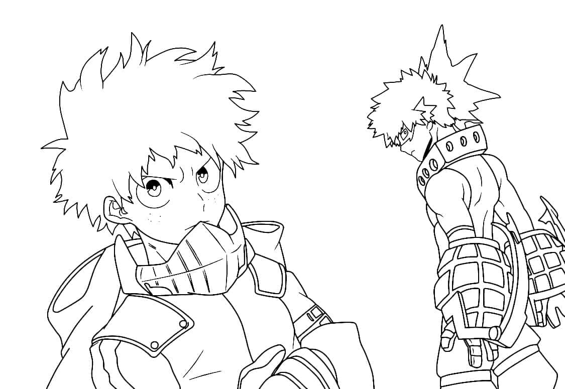 Midoriya dan Bakugo