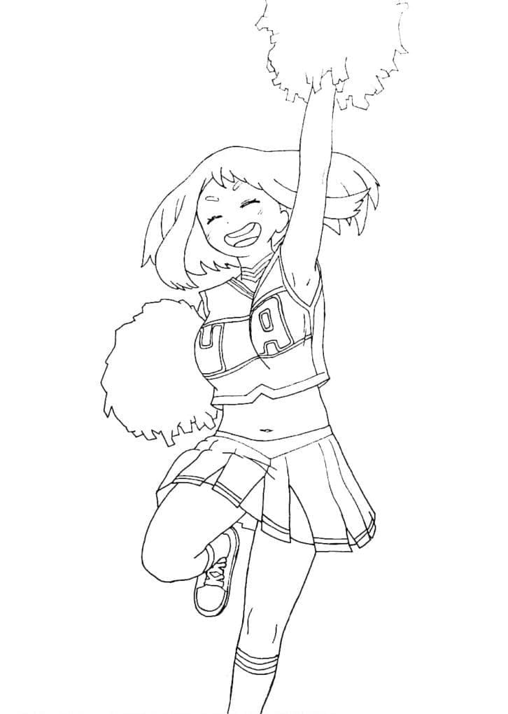 Ochako Uraraka Cheerleader