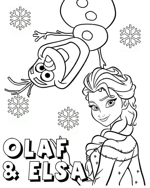 Olaf dan Elsa dari Frozen