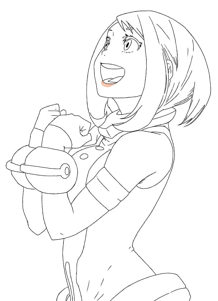 Senang Ochako Uraraka