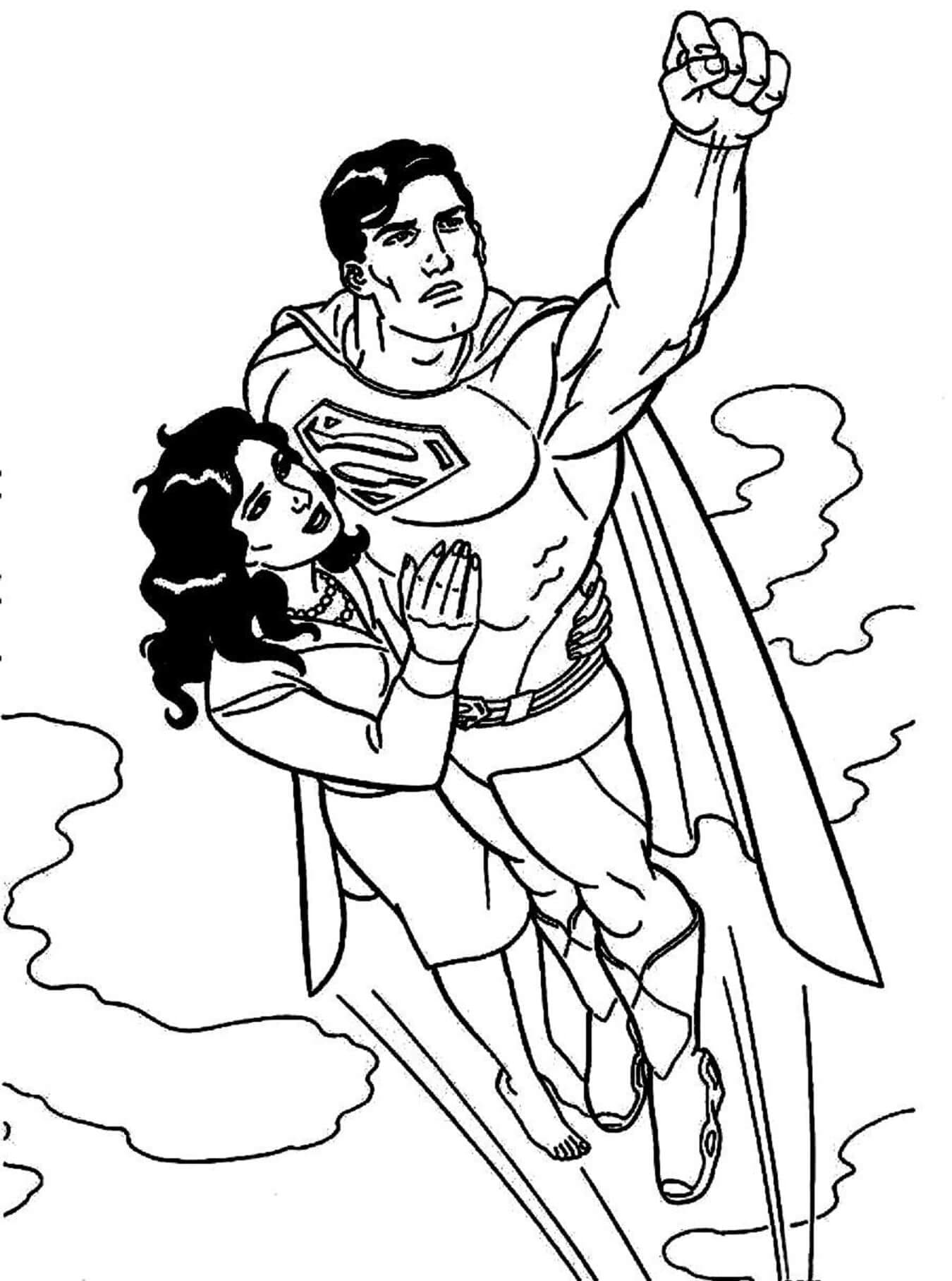 Superman Terbang Bersama Gadis