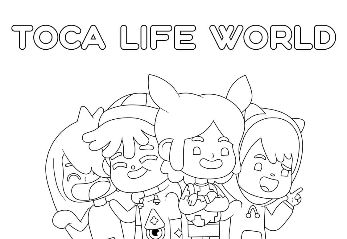 Toca Life World yang Dapat Dicetak Gratis