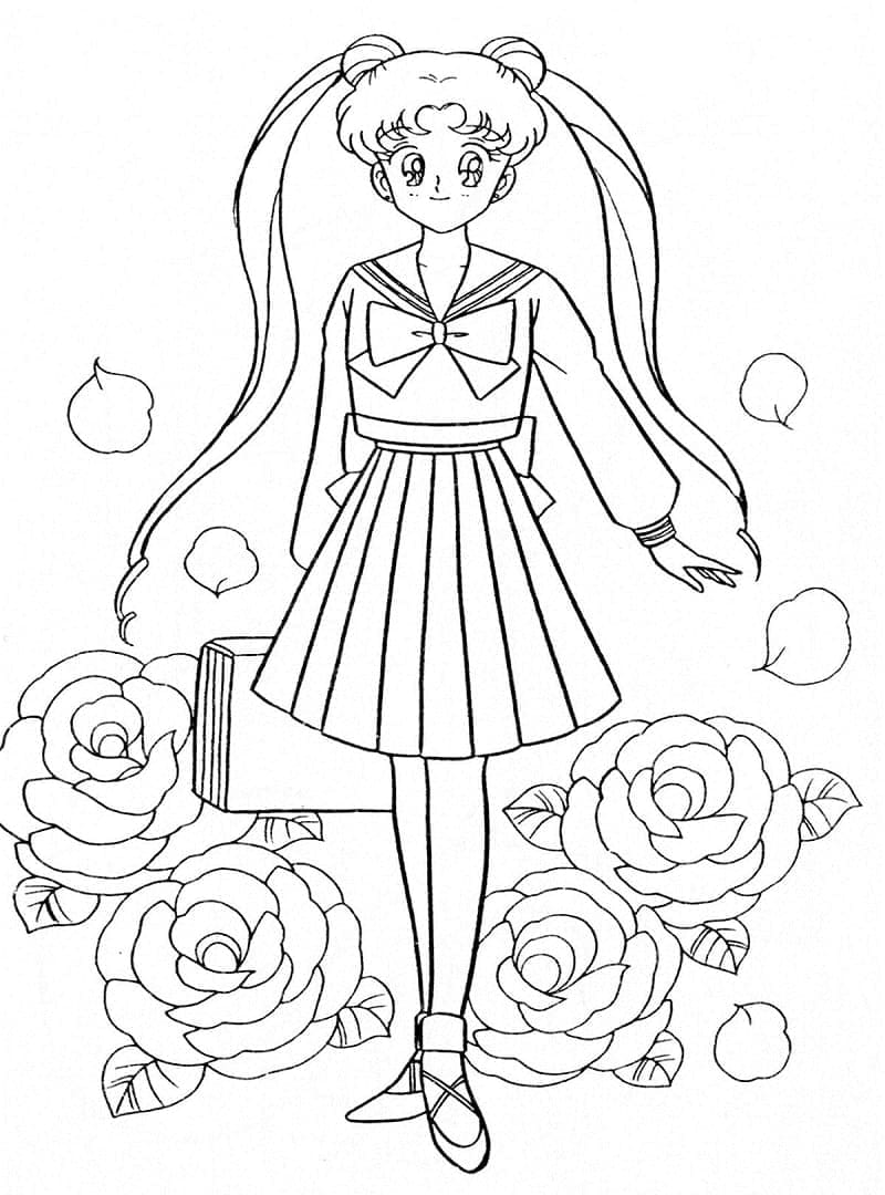 Usagi Tsukino dari Anime Sailor Moon