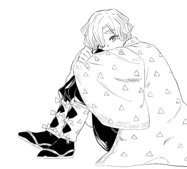 Zenitsu di Demon Slayer