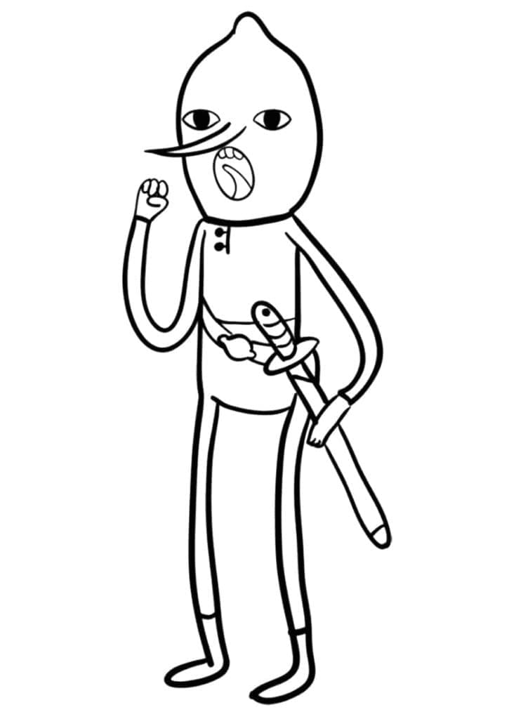 Adventure Time Earl dari Lemongrab