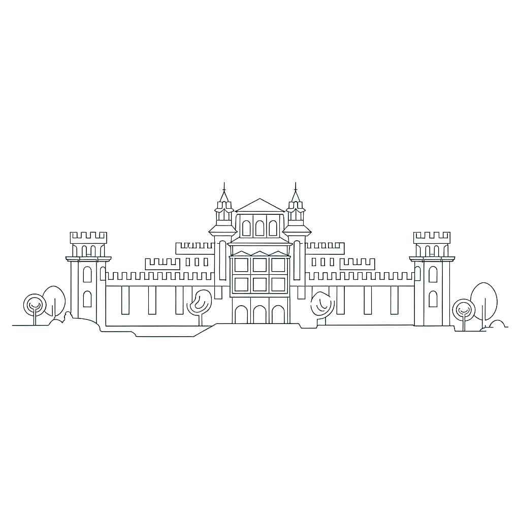 Istana ini sangat sederhana