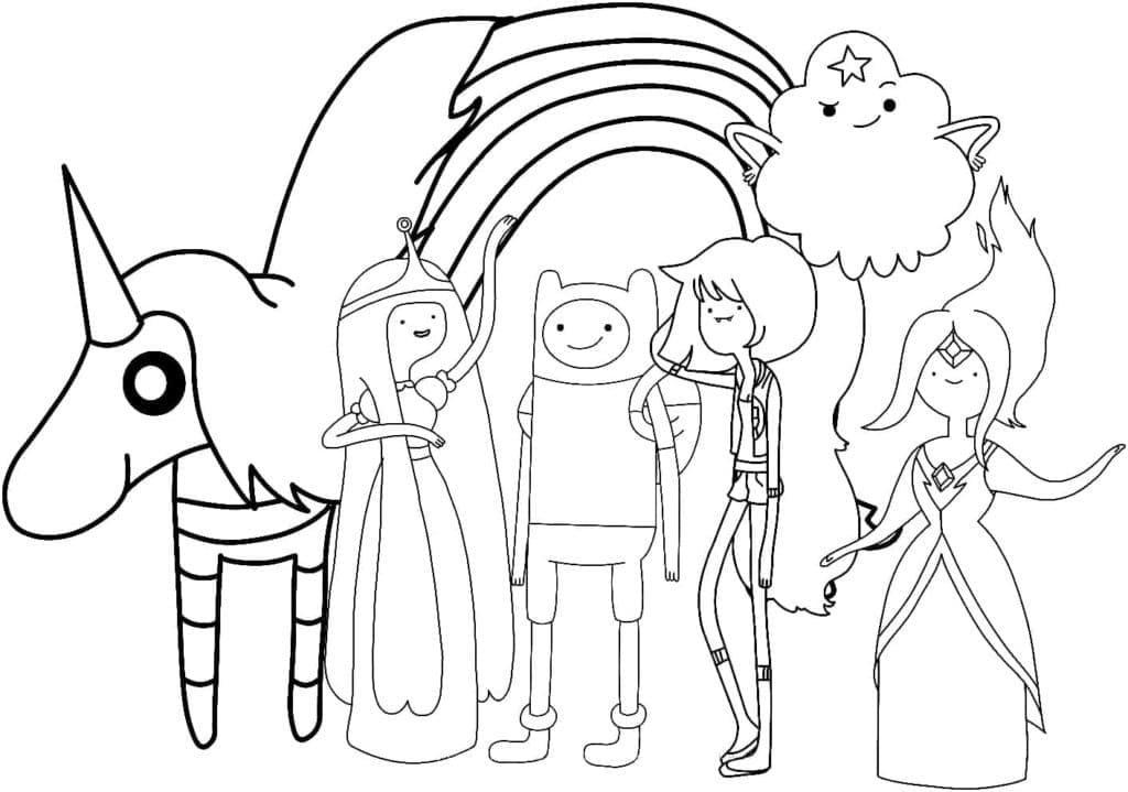 Menggambar Adventure Time