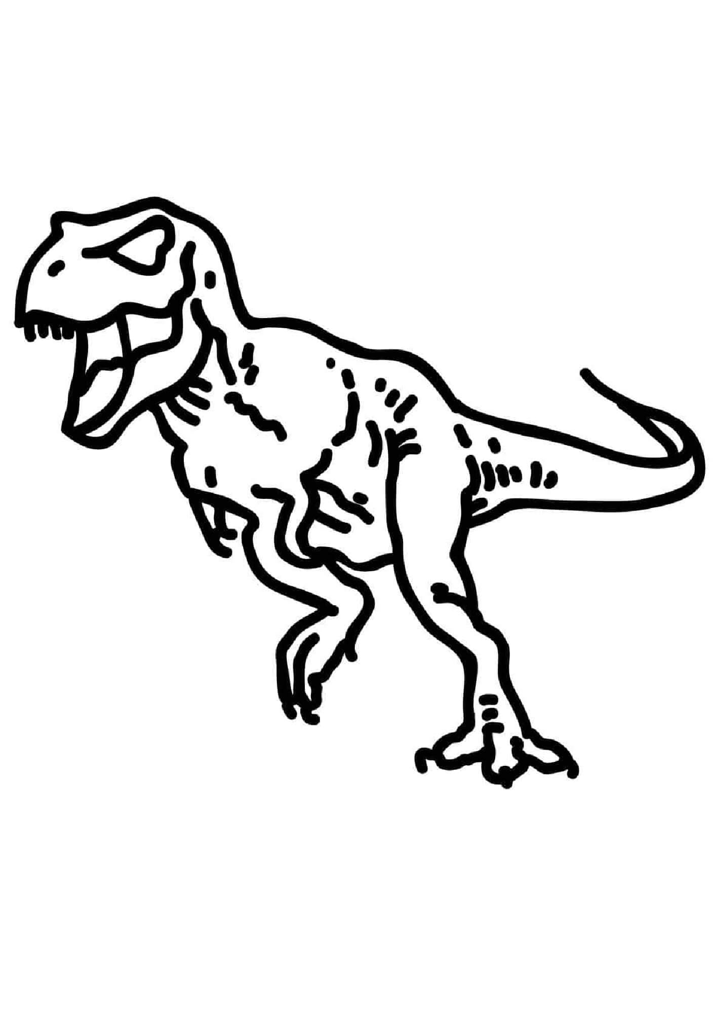 Menggambar T-Rex