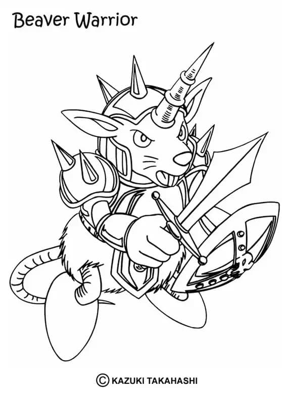 Prajurit Berang-berang di Yu-Gi-Oh