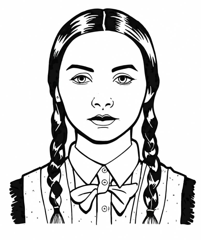 Wednesday Addams Potret