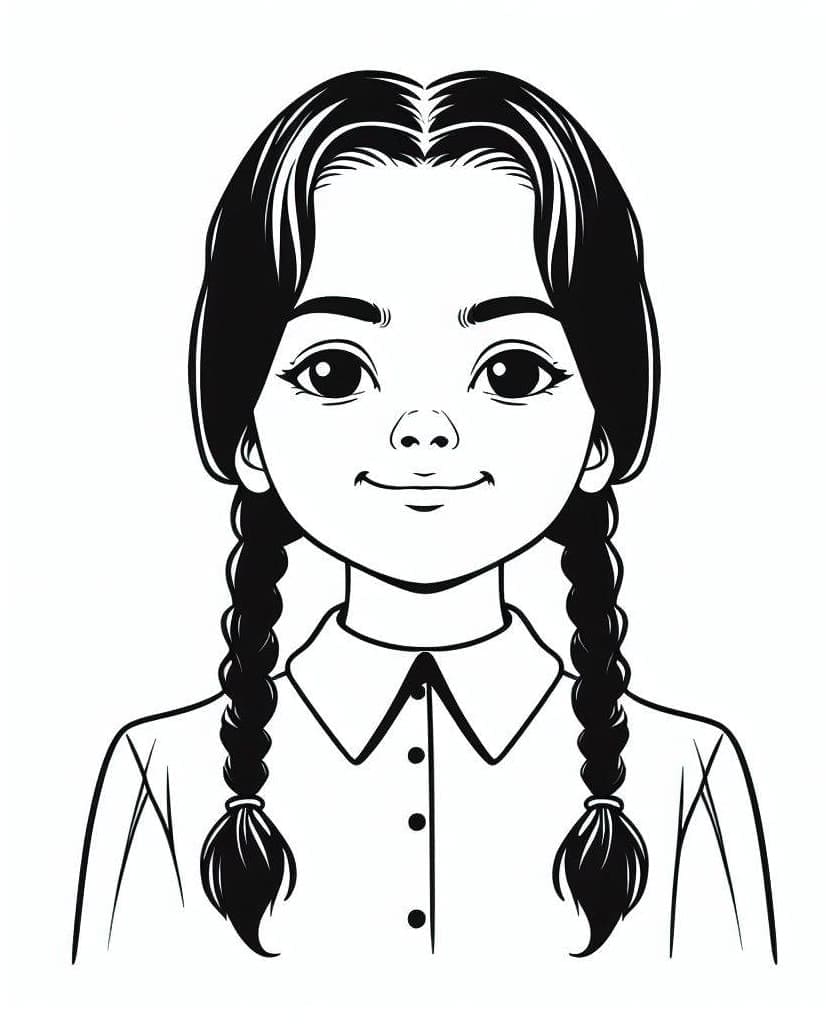 Wednesday Addams yang Sangat Lucu