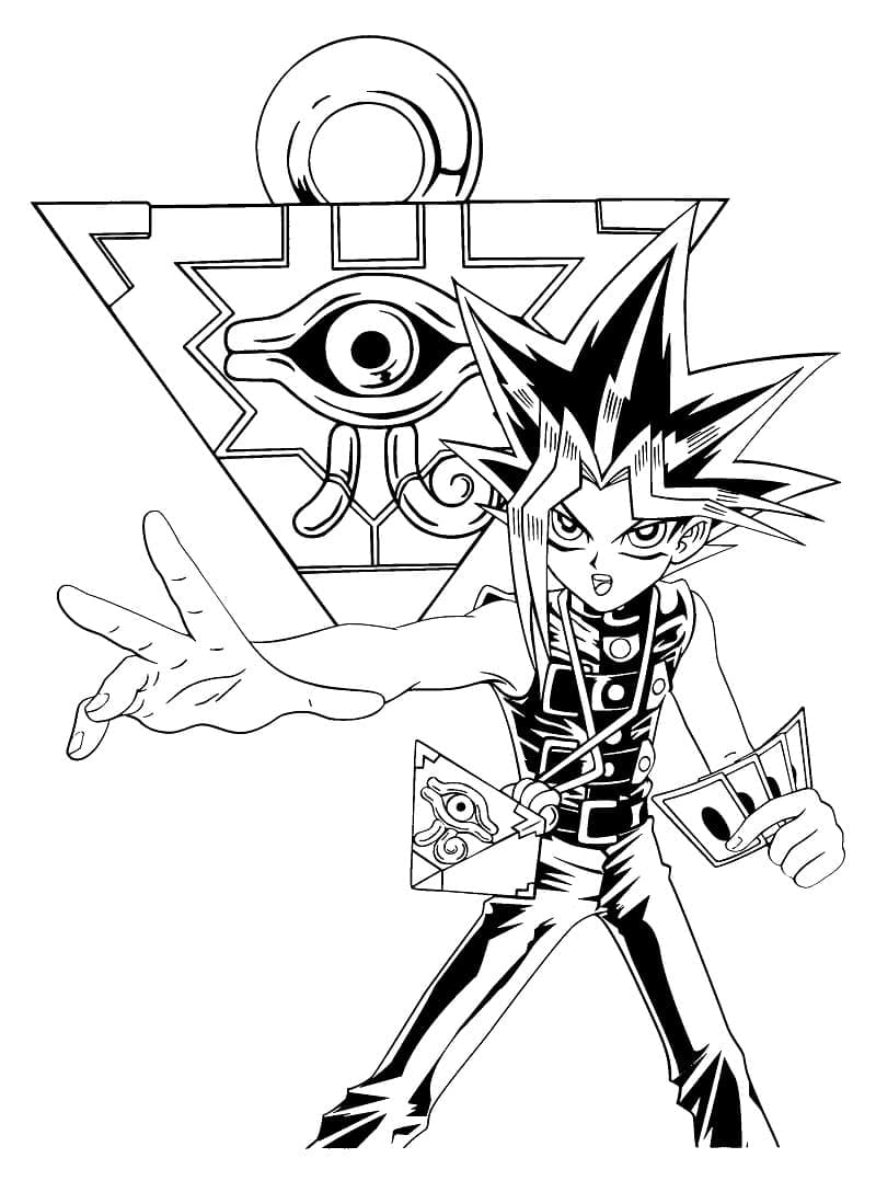 Yugi Muto dari Anime Yu-Gi-Oh