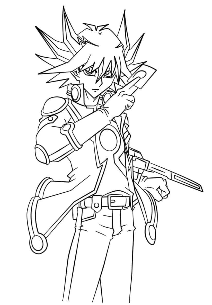 Yusei Fudo dari Yu-Gi-Oh