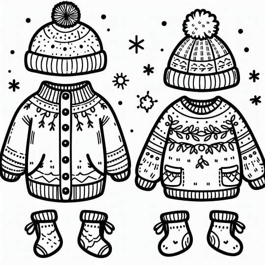 Baju musim dingin untuk anak-anak