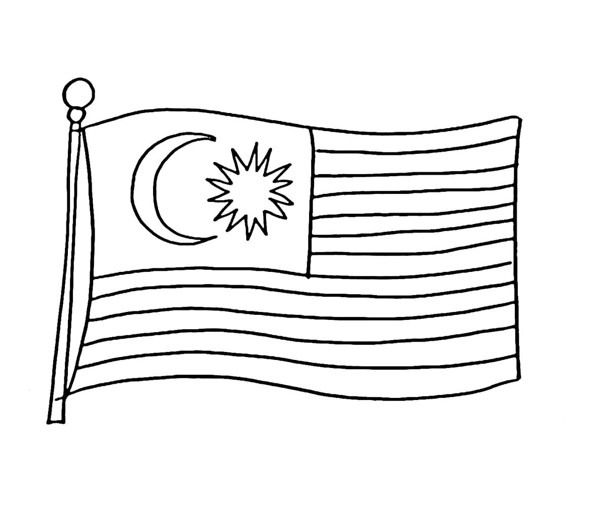 Bendera Malaysia yang indah