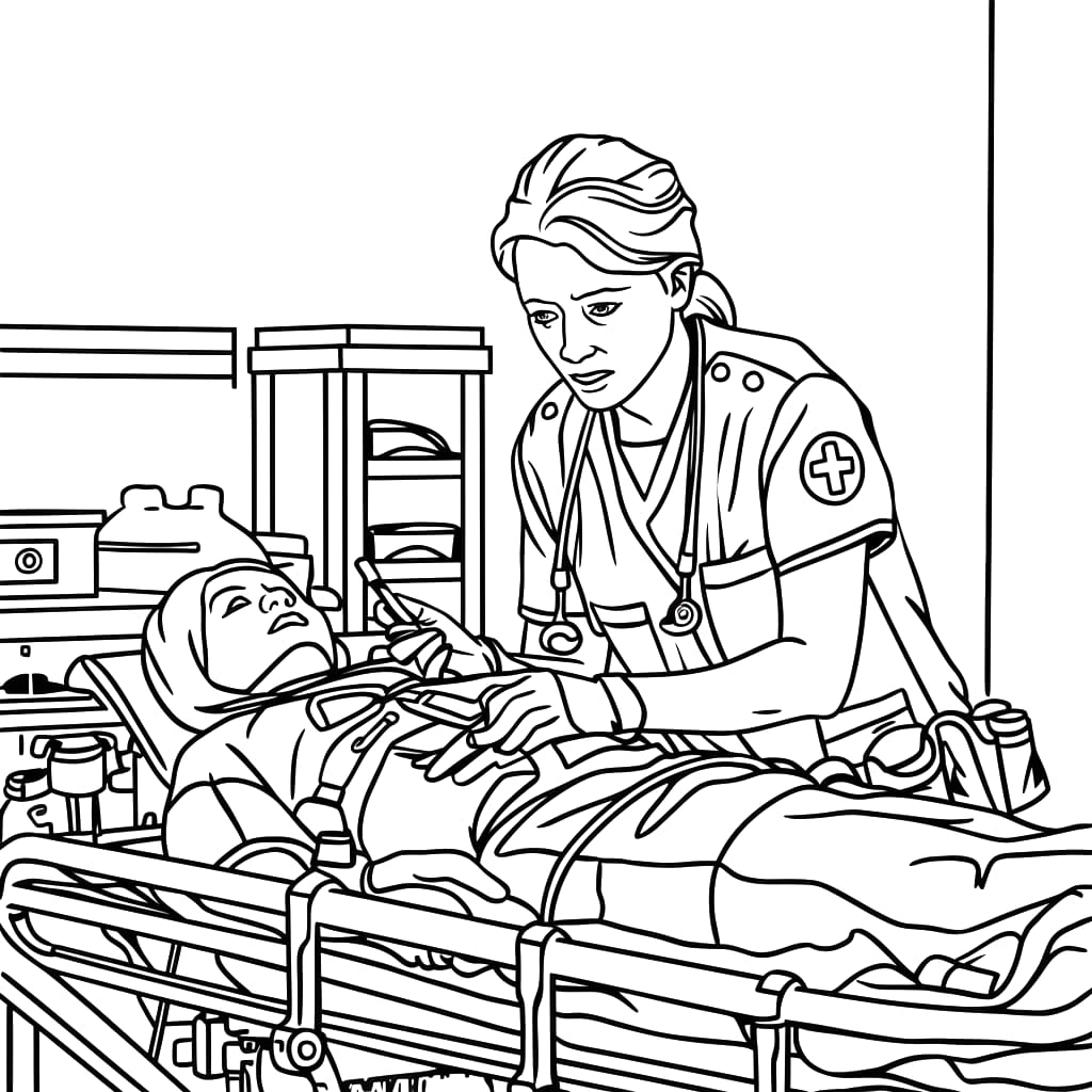 Dokter Perempuan ruang gawat darurat