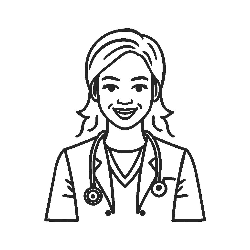 Dokter Perempuan sederhana