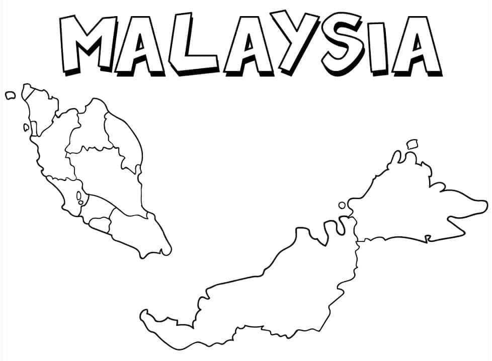 Gambar Peta Malaysia