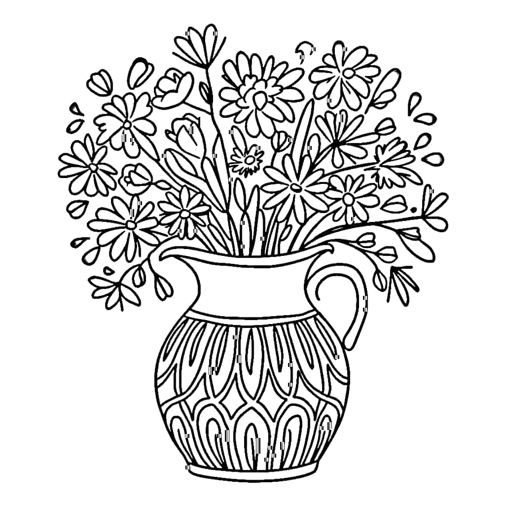 Gambar vas bunga yang bagus