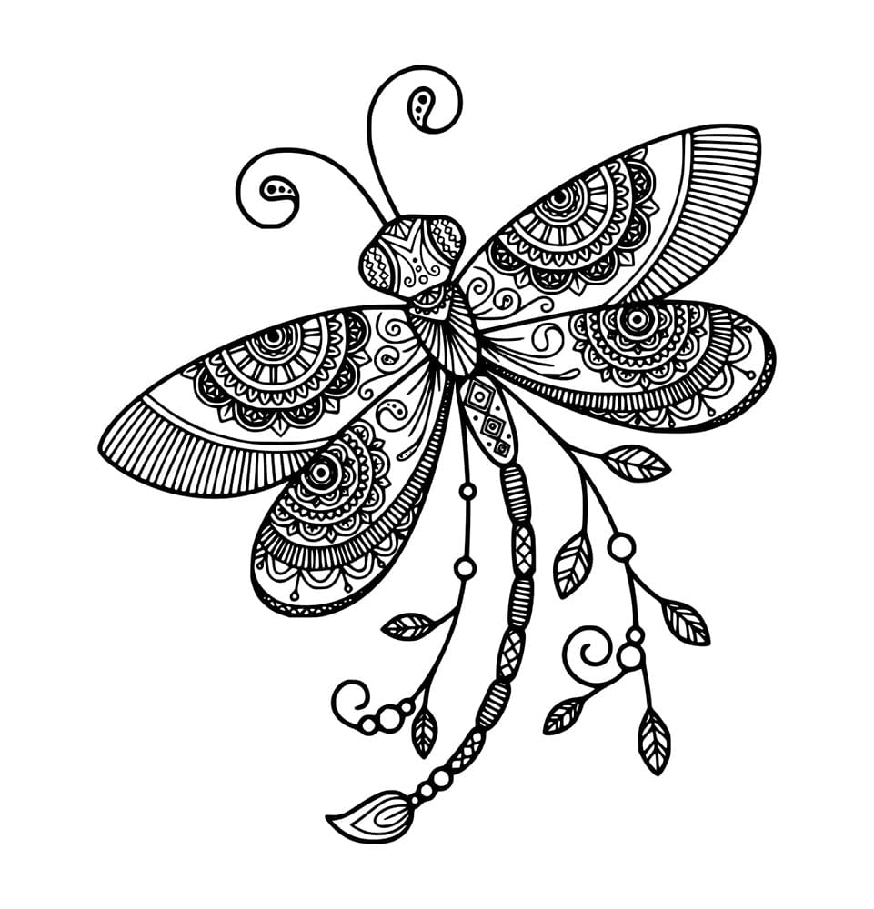 Layang-layang Capung yang Indah