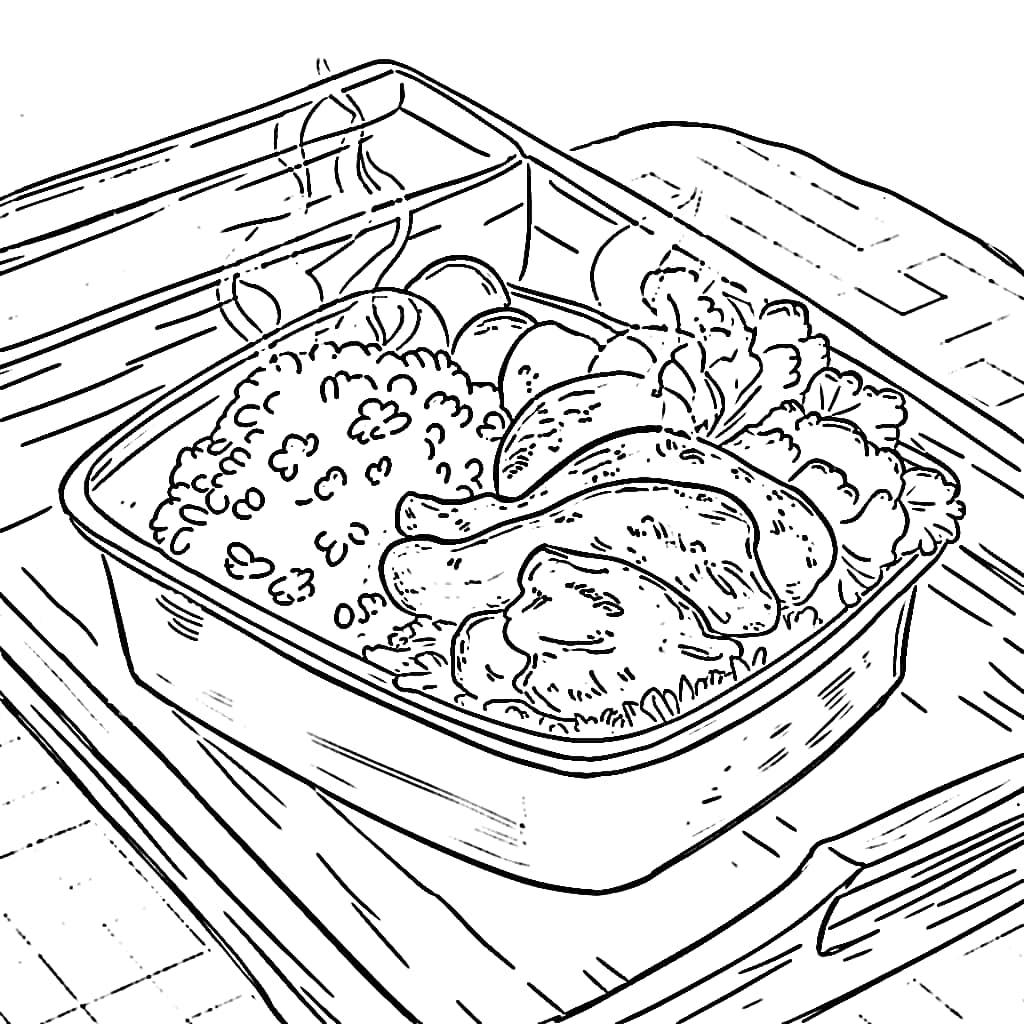 Makan siang sederhana