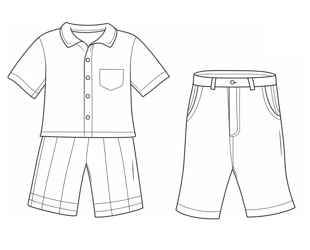 Pakaian Anak yang Dapat Dicetak Gratis