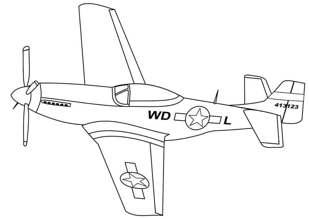 Pesawat Tempur Mustang P-51