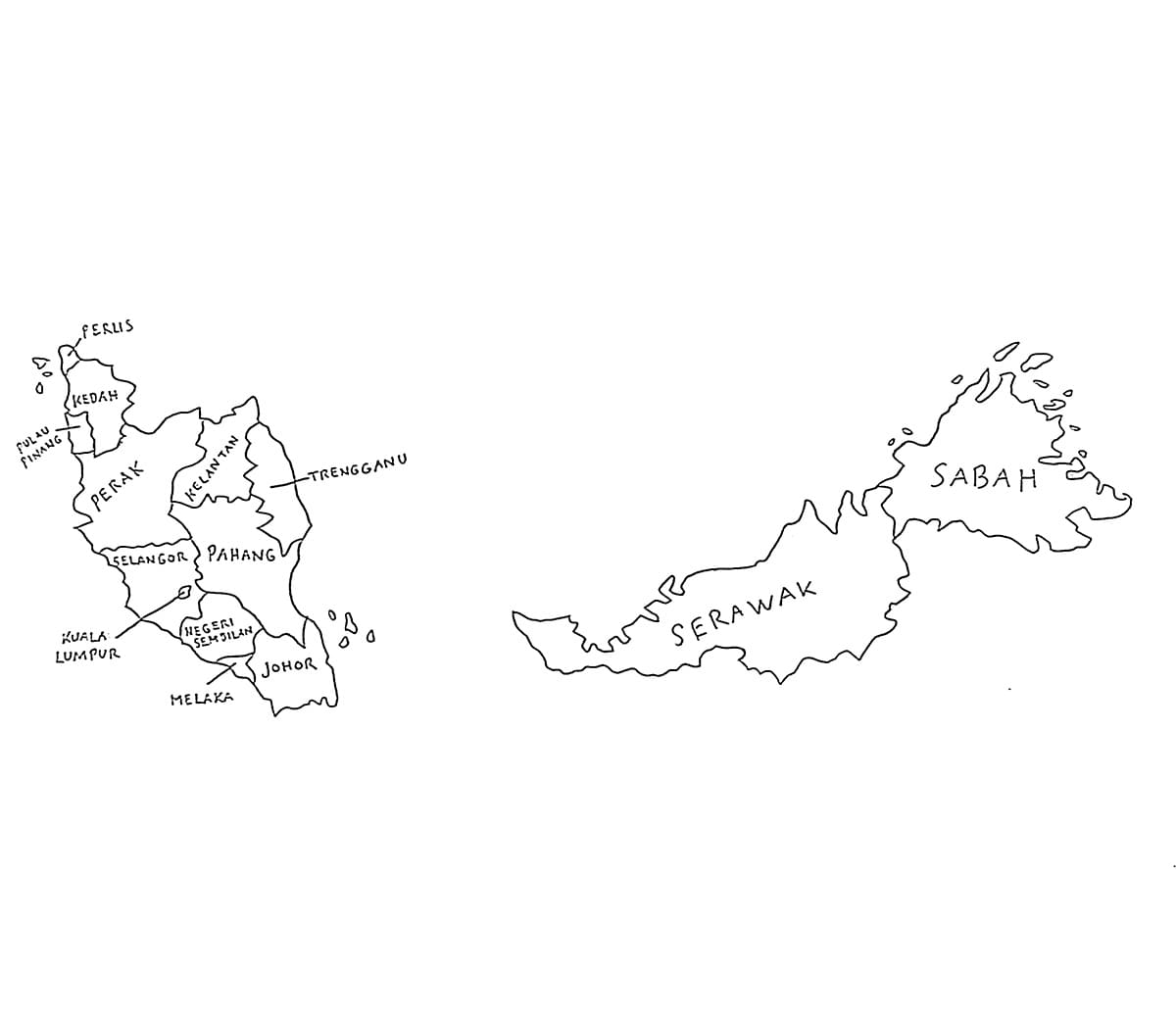 Peta Malaysia gratis