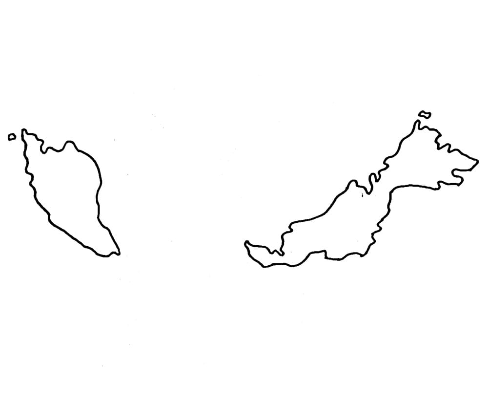 Peta Malaysia Kosong