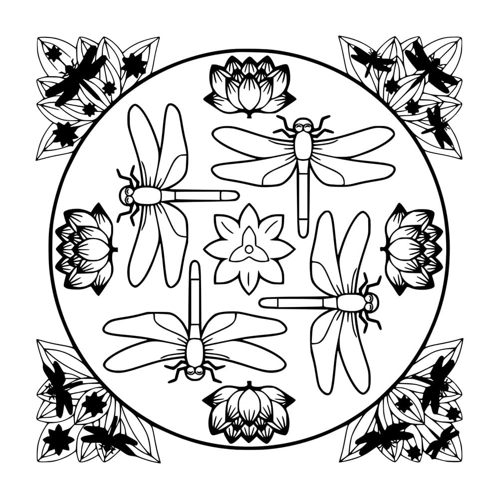 Seni Capung dan Bunga