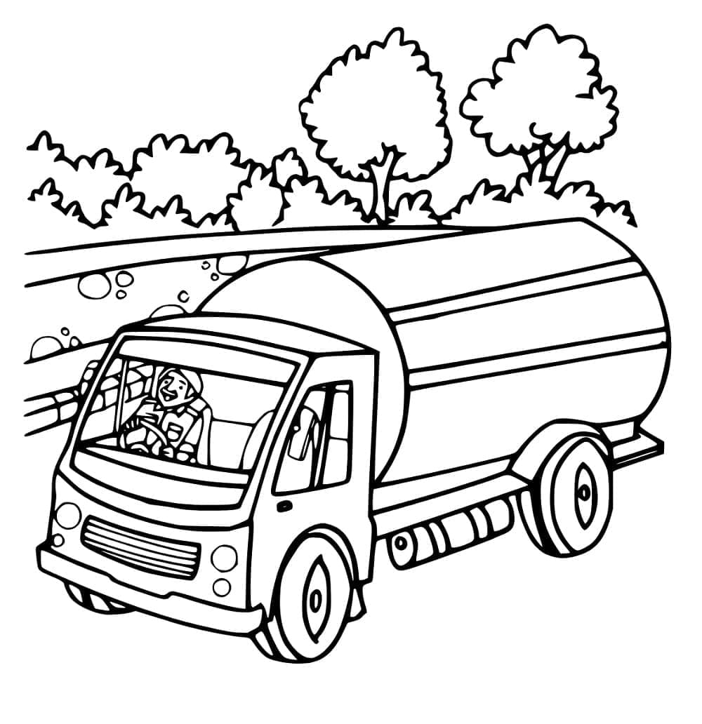 Truk Tangki Dapat Dicetak Gratis