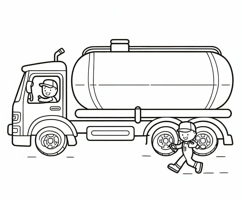 Truk Tangki untuk Anak-anak