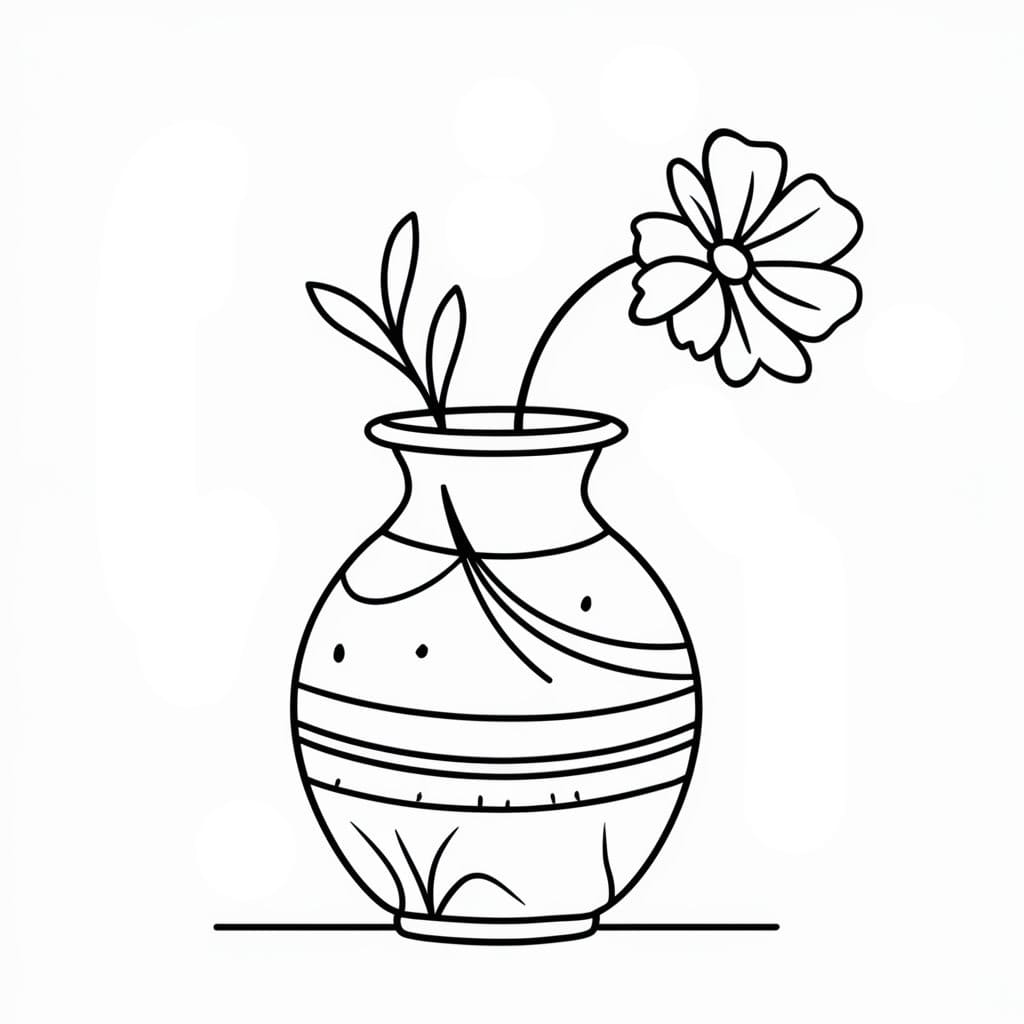 Vas bunga untuk anak-anak gratis