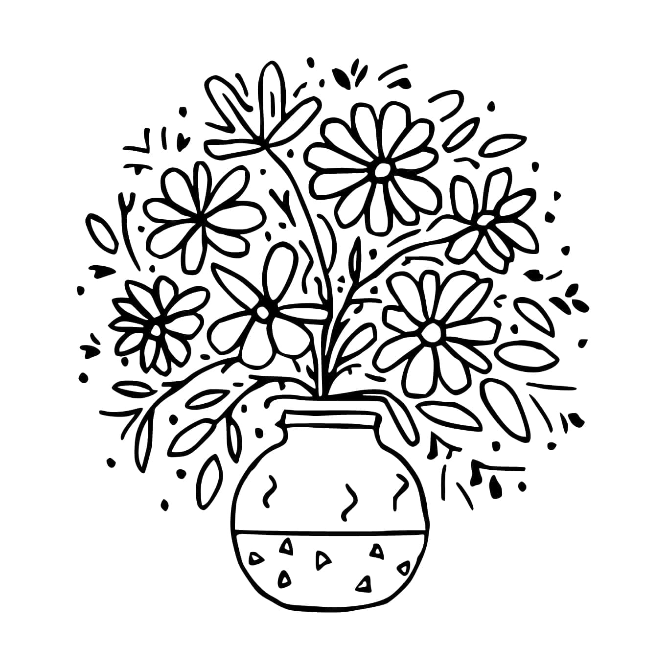 Vas bunga untuk balita