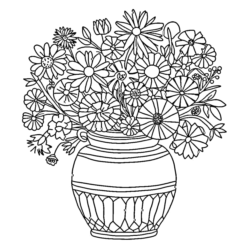 Vas bunga yang sangat besar