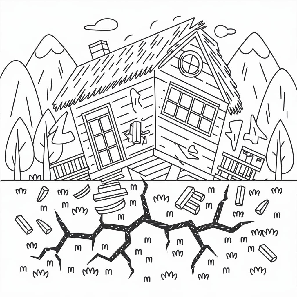 Gempa bumi dan rumah kecil