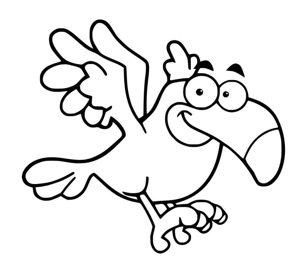 Kartun Lucu Burung Beo