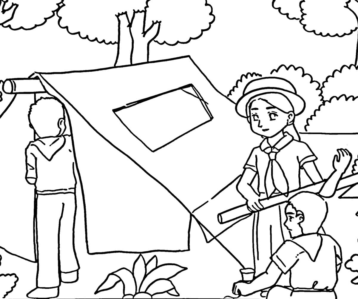 Kegiatan Perkemahan Pramuka