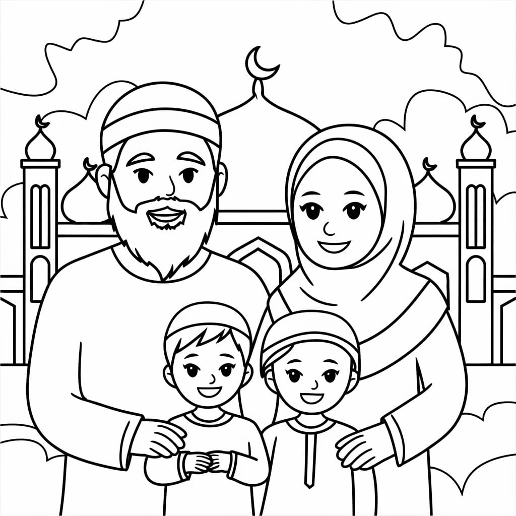 Keluarga Muslim dapat dicetak