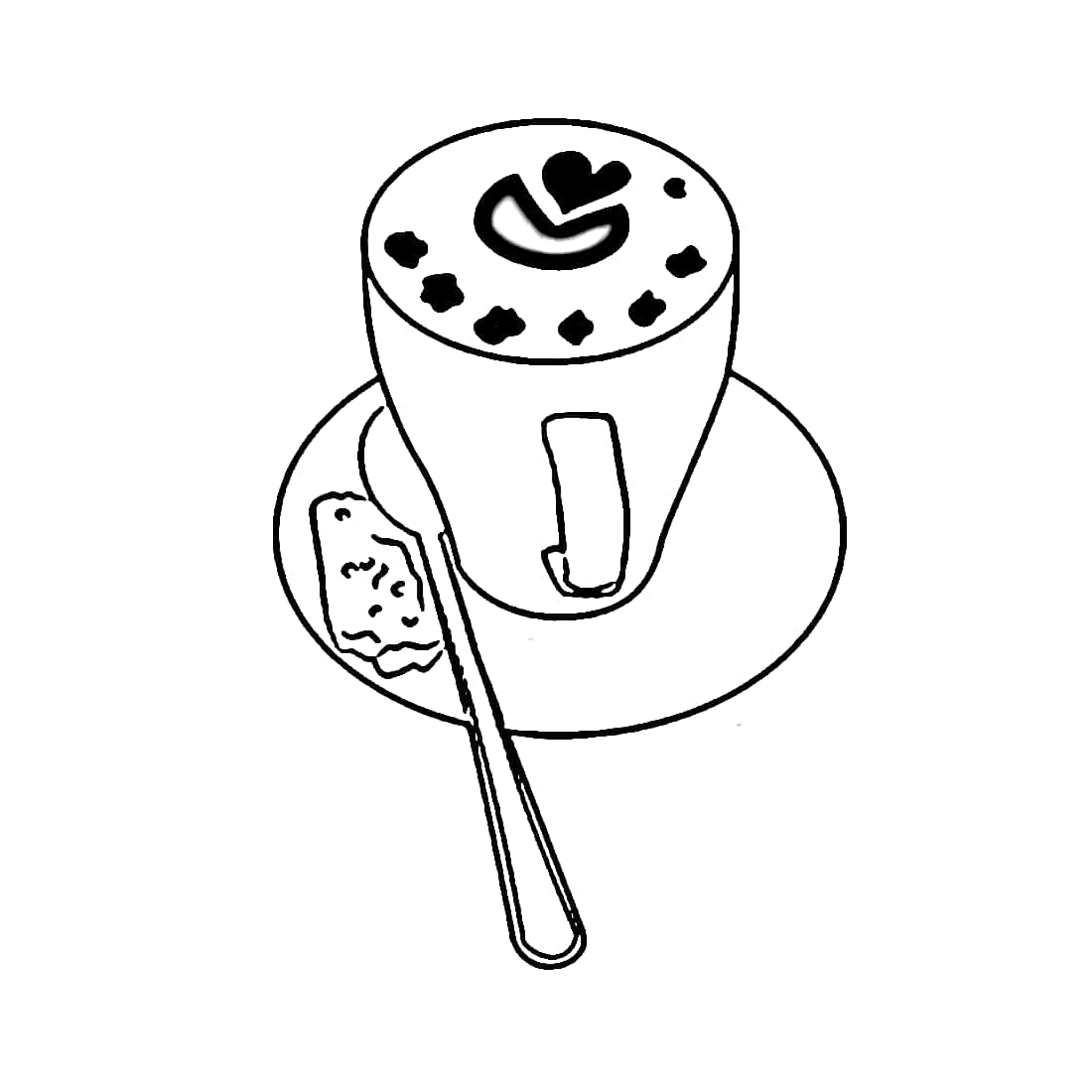 Kopi Dengan Cangkir Putih