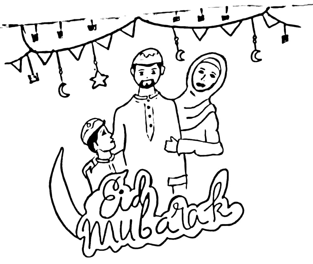 Liburan keluarga Muslim