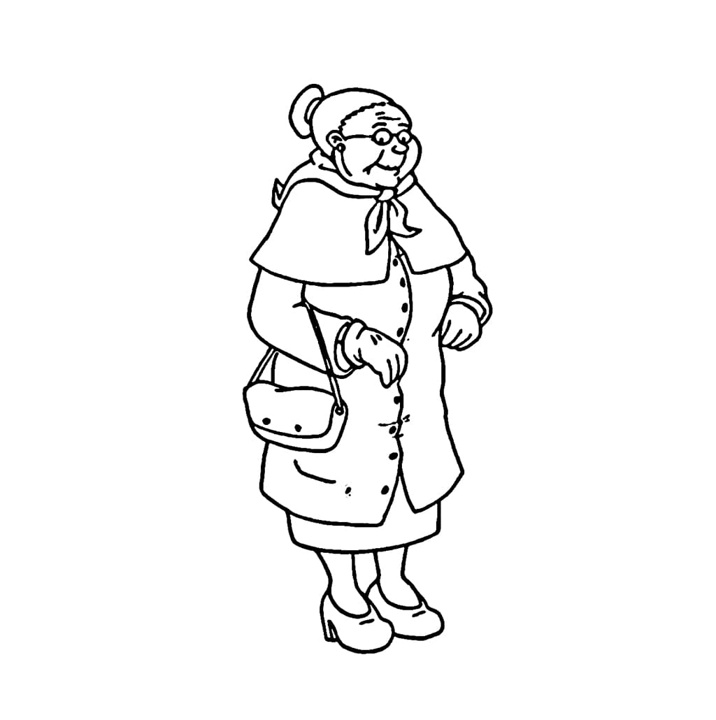 Nenek pergi ke pasar