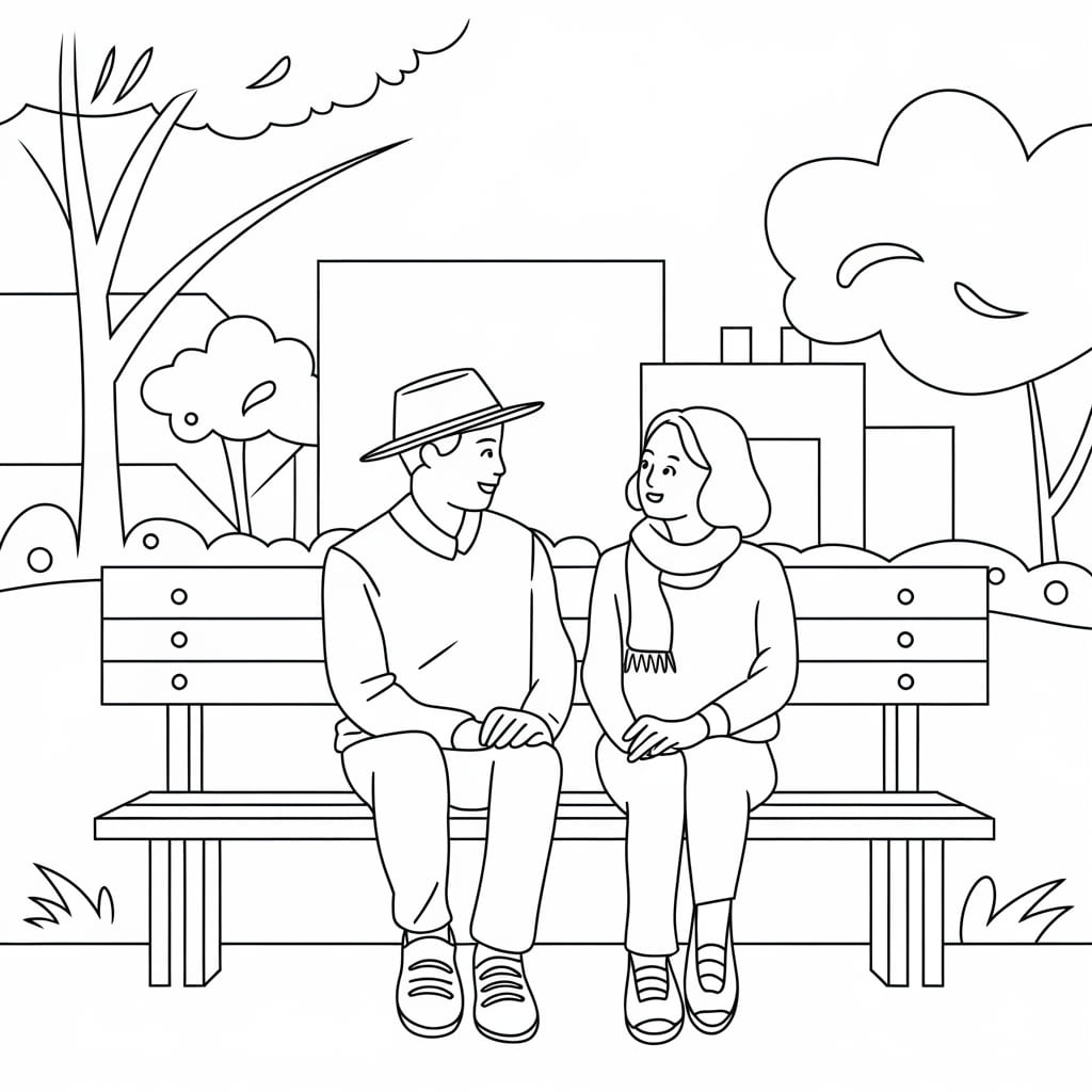 Ngobrol di Taman Kota