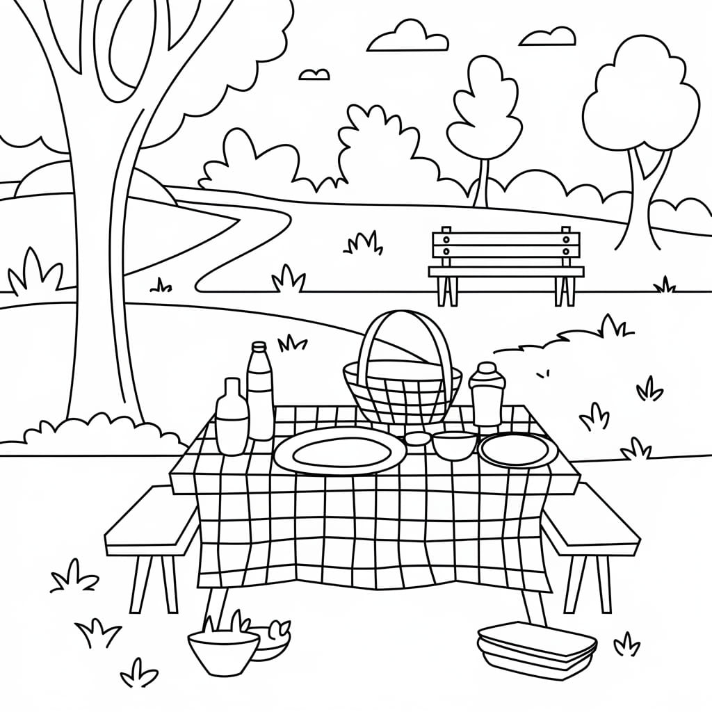 Piknik di Taman Kota